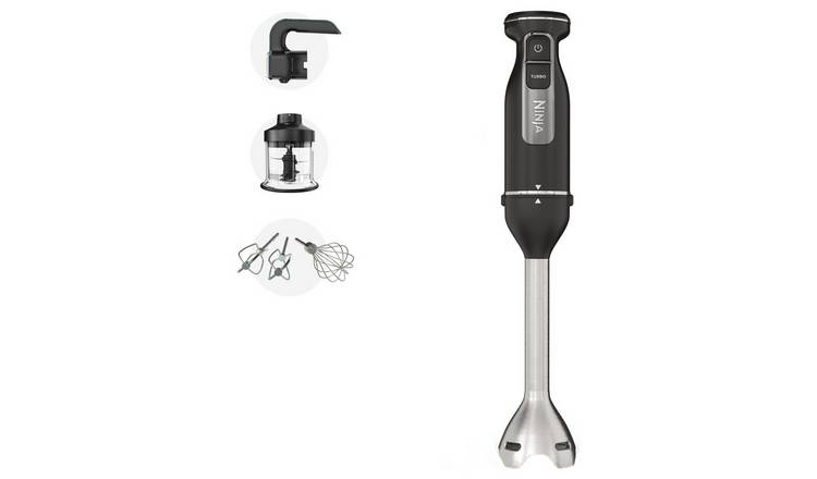 Ninja Foodi CI100UK: Versatile 3-in-1 Hand Blender, Mixer & Chopper with SmartTorque Technology