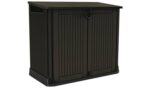 Keter Store It Out Midi 880L Garden Storage Box - Durable & Stylish Brown Outdoor Organizer